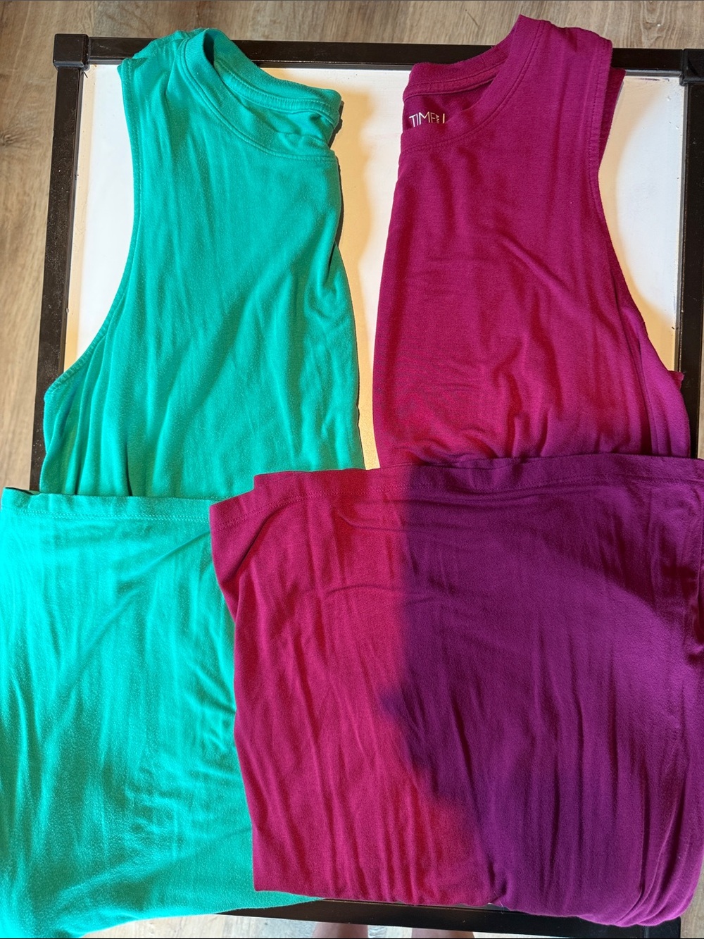 Time and Tru Women’s Tank Tops in Teal & Magenta
